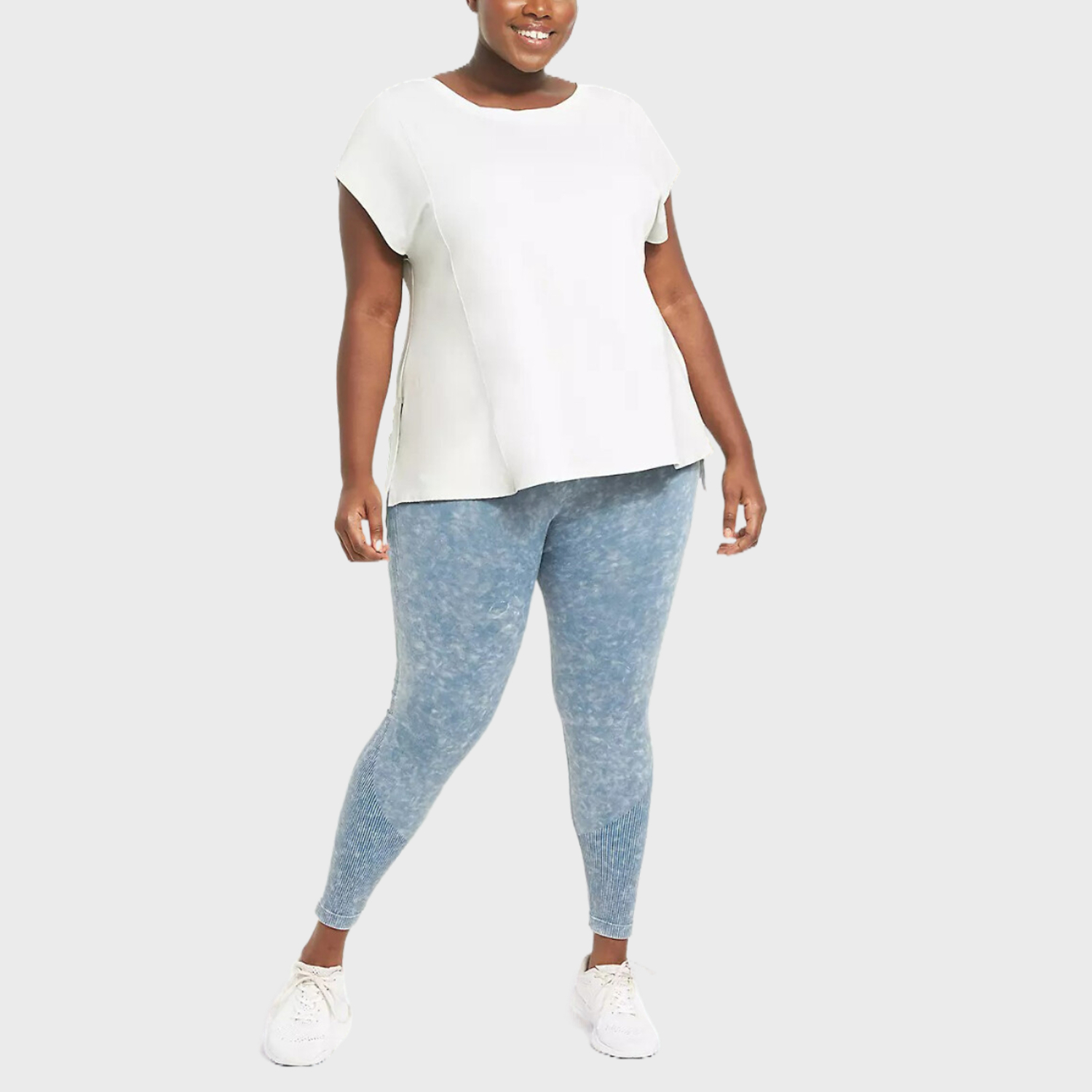 High Rise Seamless 7/8 Active Plus Size Tights
